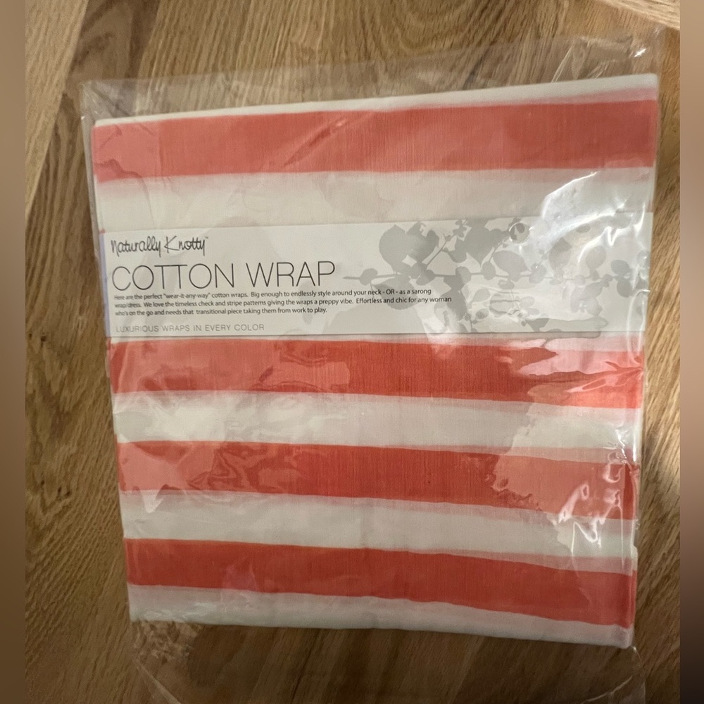 NWT striped scarf